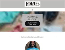 Tablet Screenshot of joriffitness.com